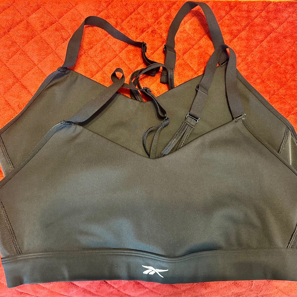 Reebock strapped sports bra